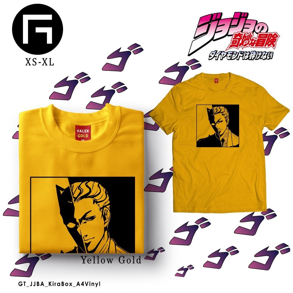 【High quality】Graphic Tees MNL JJBA Jojo Kira Yoshikage Box Customized Unisex T-shirt