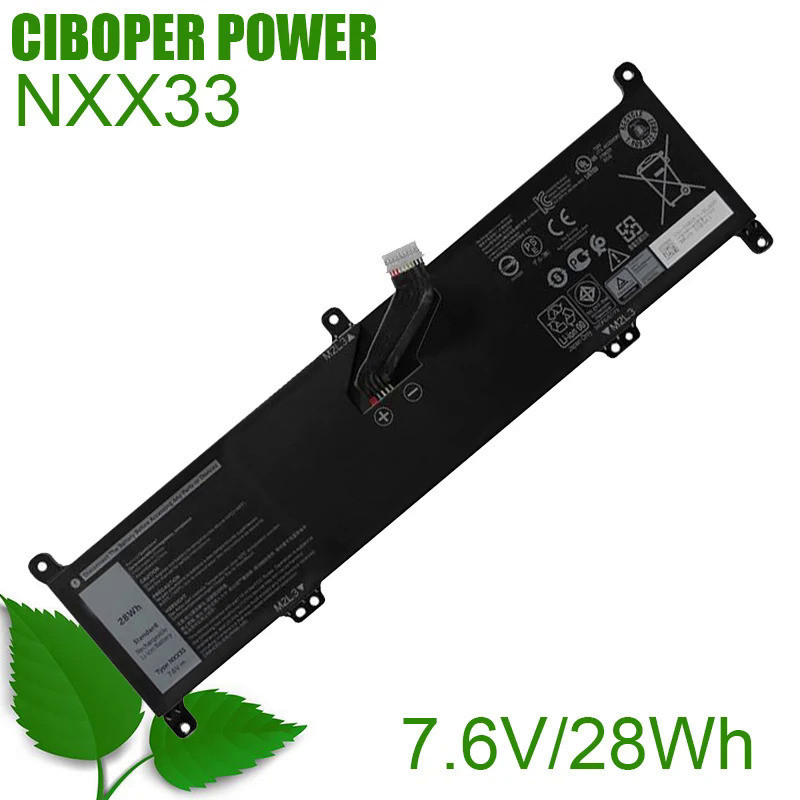 CP แบตเตอรี่แล็ปท็อป0020K1 MJMVV NXX33 7.6V/28Wh สำหรับ Inspiron 11 3195 2-IN-1 020K1 MJMVV P31T โน้