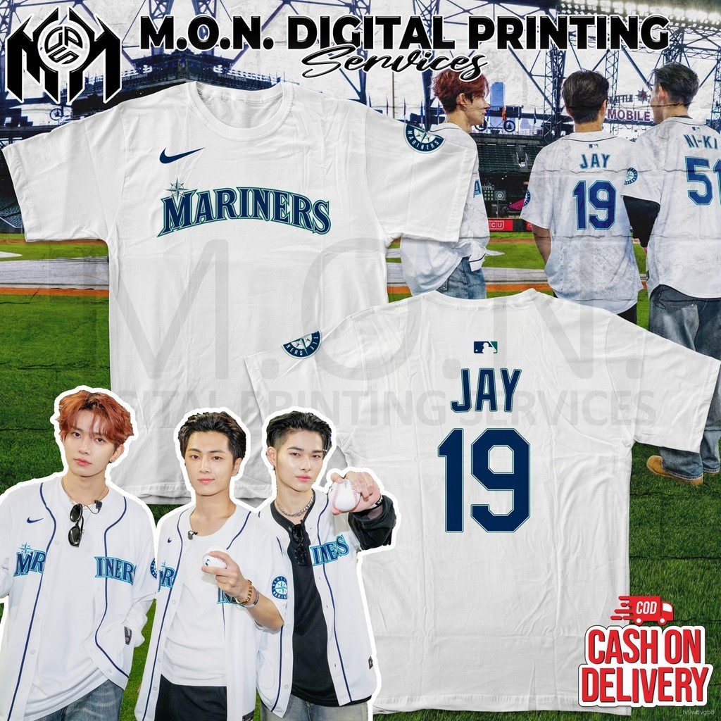 【High quality】ENHYPEN MARINERS JERSEY Heeseung Jay Ni-ki Inspired T-shirt Front and Back Sublimation