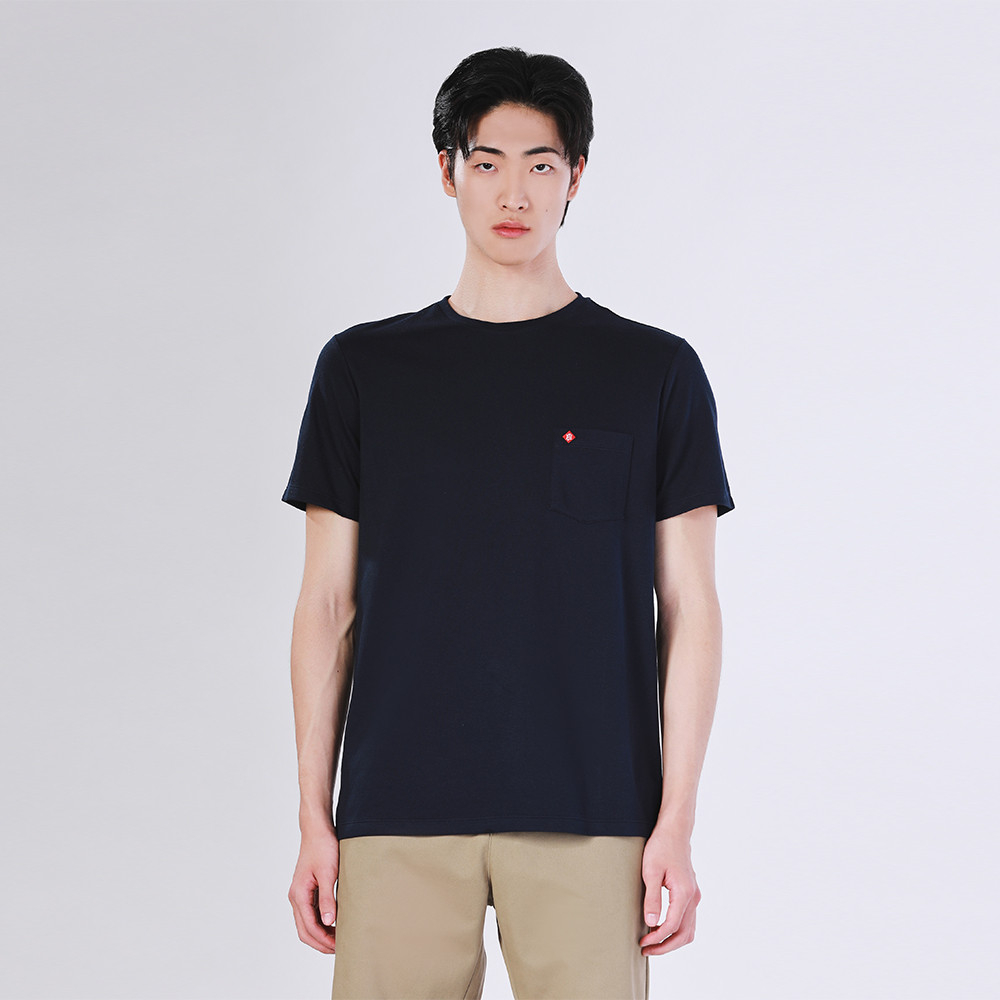 John Henry เสื้อยืดผู้ชาย ทรงเข้ารูป รุ่น JH F324MTSSM60 - สีกรมท่า