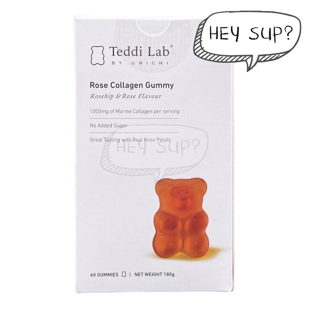 Unichi Rose Collagen Gummy Bear 60 caps