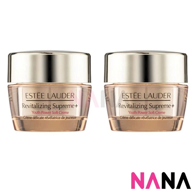 ESTEE LAUDER Revitalizing Supreme+ Youth Power Soft Creme15ml x2 มอยส์เจอไรเซอร์เนื้อบางเบา ที่ช่วยเสริมประสิทธิภาพของคอลลาเจน 15 มล. x 2 กระปุก