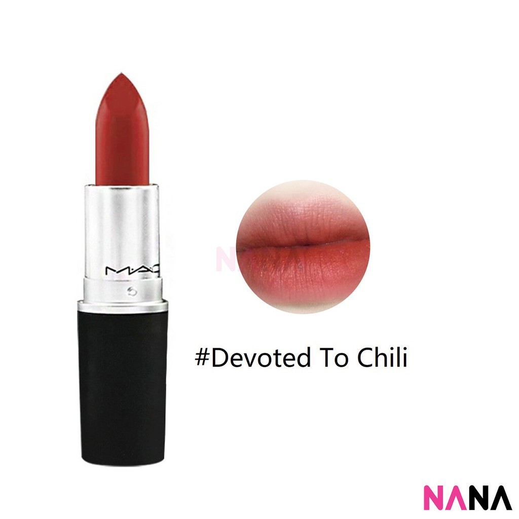 Mac ลิปสติก MAC Power Kiss Lipstick - Devoted To Chili 3g กรัมลิปสติก