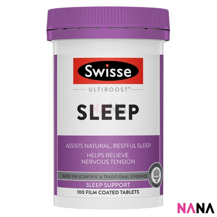 Swisse Ultiboost Sleep 100 Tablets อัลตร้าบูส การนอนหลับ 100 เม็ด (หมดอายุ:02 2027)