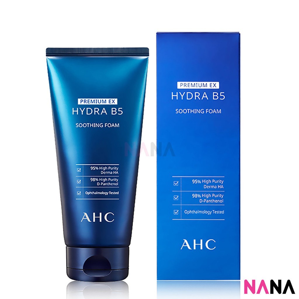 AHC Premium Hydra B5 Soothing Foam (180ml) ซูทติ้งโฟม พรีเมี่ยม ไฮดร้า บี5 180มิลลิลิตร