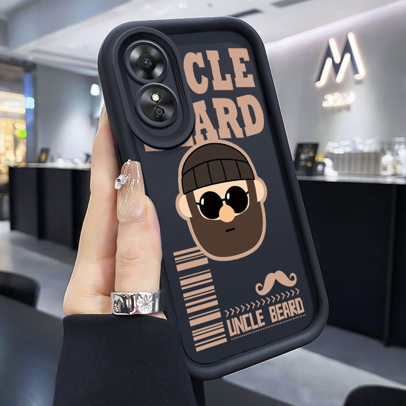 เคสสำหรับ OPPO A17 OPPO A17K เคสครอบผู้ชายหล่อป้องกันการตก