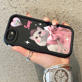 เคสสำหรับ iPhone 6 Plus 6s Plus 7 Plus 8 Plus SE 2020 เคสครอบลูกแมวน่ารักป้องกันการตก