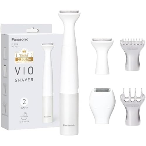 เครื่องกําจัดขน Panasonic เครื่องโกนหนวด Ferrier Vio กันน้ํา Ipx7 โกนแห้ง แบตเตอร์รี่ โทนสีเทา Es-Wv