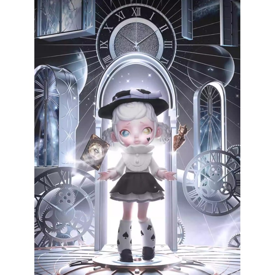 พร้อมส่ง กล่องสุ่ม ตุ๊กตา BJD LAURA Black White series ลอร่า ซีรีย์ ขาว&ดำ 1 สุ่ม ลุ้นซีเครท งานค่าย TOYCITY