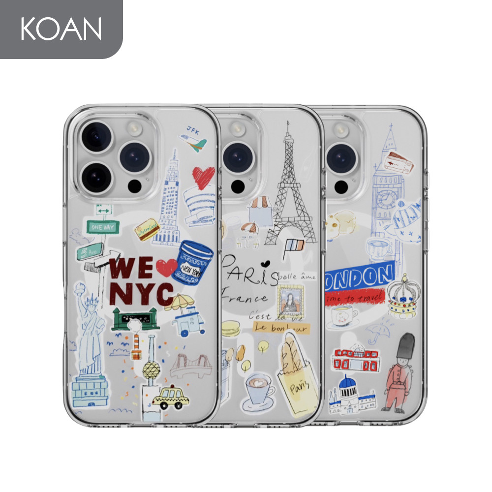 เคสมือถือ SWITCHEASY Style MSafe case for iP 16 Pro / 16 Pro Max - Paris/ London/ New York