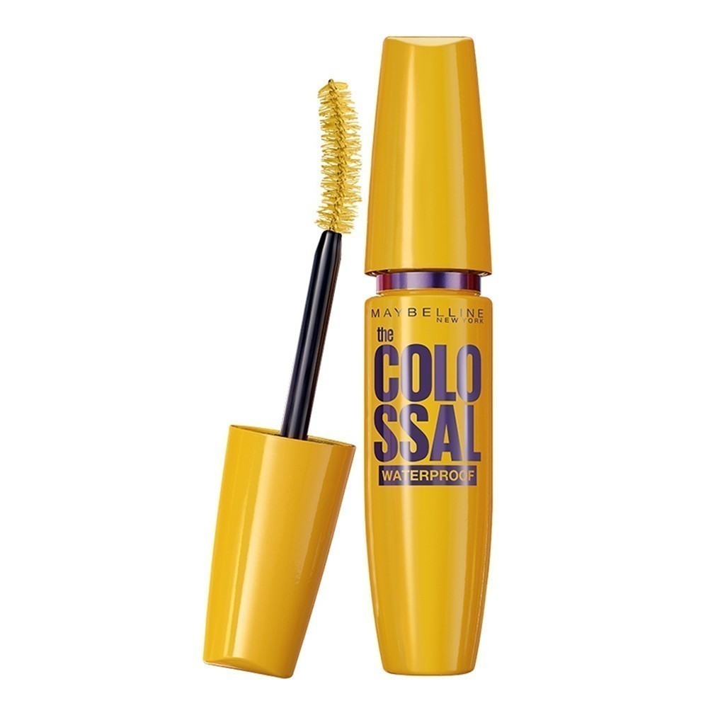 Maybelline New York Mascara Colossal Waterproof Black 9.2Ml. Maybelline เมย์เบลลีน มาสคาร่า เดอะ โคลอสซอล สีดำ 9.2 มล.