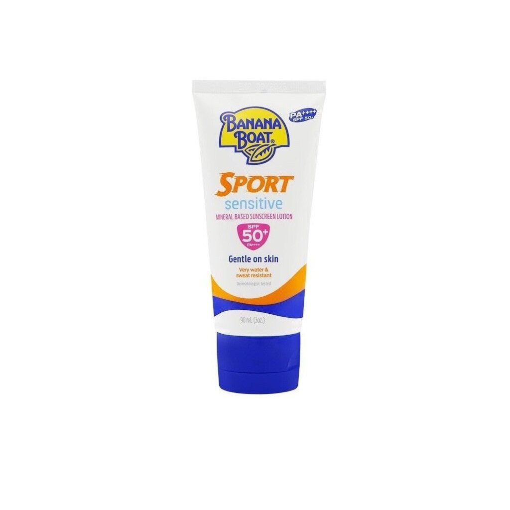 Banana Boat Simply Protect Sport Sunscreen SPF50+ PA++++ 90 ML บานาน่าโบ๊ท ซิมพลี โพรเทค สปอร์ต ซันสกรีน SPF50+ PA++++ 90 มล.