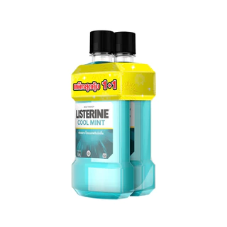 LISTERINE ลิสเตอรีน คลูมินท์ น้ำยาบ้วนปาก 750มล.แพ็คคู่