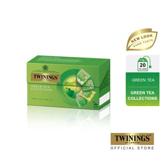 ทไวนิงส์ ชาเขียว กรีนที ซีเลคชั่น ชนิดซอง แพ็ค 20 ซอง Twinings Green Tea Selection Pack 20 Tea Bags ชา ชาเขียว