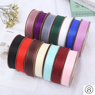 ริบบิ้นริบบิ้น ผ้าโพกศีรษะ ประดับมุก ขอบหนา 2.5 ช่อดอกไม้ สําหรับตกแต่งบรรจุภัณฑ์