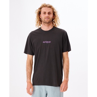 RIP CURL เสื้อยืด 07EMTE QUEST LOGO TEE S22