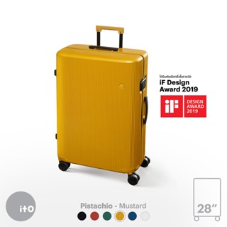 ITO Pistachio 28 - กระเป๋าเดินทาง 28 นิ้ว Hard Case Luggage น้ำหนักเบา กระเป๋าเดินทางใบใหญ่ ระบบล็อกใส่รหัส มาตรฐาน TSA