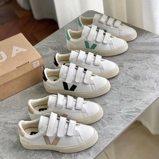 [EUR Size] Veja Couples Campo Series 2023 รองเท้าหนังวัวแท้ ลายโลโก้ V สามสี สไตล์คลาสสิก