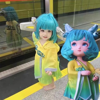 ☈Cai Wenji cos ต้นฉบับหนัง Tian Lai คอร์ดสาวชุด cos เสื้อผ้าเด็ก cos เสื้อผ้า Hanfu star ร้องเพลง