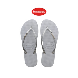 Havaianas รองเท้าแตะผู้หญิง Slim Sparkle II Flip Flops - Ice Grey รุ่น 41469373498GYXX (รองเท้าแตะ รองเท้าผู้หญิง รองเท้าแตะหญิง)