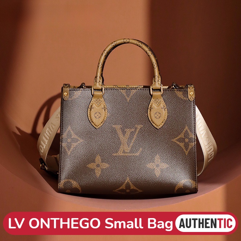 หลุยส์วิตตอง Louis Vuitton กระเป๋ารุ่น OnTheGo PM Small Tote Bag LV ถุงสิริ 2023