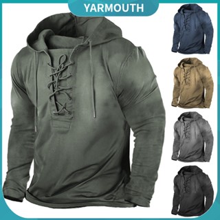Yyr_ เสื้อกันหนาว มีฮู้ด แบบสวมหัว แฟชั่นฤดูใบไม้ผลิ