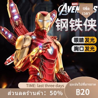 ◈✹◈ภาพเคลื่อนไหวจีน Iron Man mk85 รุ่นส่องสว่างอุปกรณ์ต่อพ่วงตัวเลขของเล่นเด็กของแท้ Mark MK50