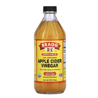 Bragg Apple Cider Vinegar473ml แบรค น้ำส้มสายชูหมักจากแอปเปิ้ล ACV keto หมดอายุ2028