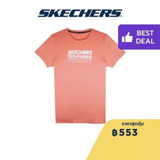 Skechers สเก็ตเชอร์ส เสื้อยืดผู้หญิง Women Tee  Apparel - SP22Q4W381-LTCR