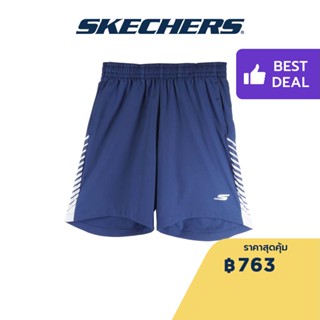 Skechers สเก็ตเชอร์ส กางเกงวิ่งขาสั้นผู้ชาย Men Running Shorts Apparel - SP22Q4M423-PRBL