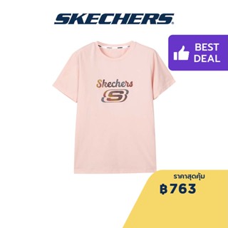 Skechers สเก็ตเชอร์ส เสื้อยืดแขนสั้นเด็กผู้หญิง Girls Performance Short Sleeve Tee - P223G040-02P1