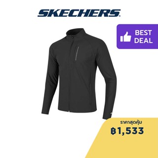 Skechers สเก็ตเชอร์ส เสื้อแจ็คเก็ตผู้ชาย Men Comfort Sports Jacket Apparel - P223M014-0018