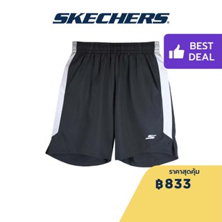 Skechers สเก็ตเชอร์ส กางเกงวิ่งขาสั้นผู้ชาย Men Running Shorts Apparel - SP22Q4M433-CHAR