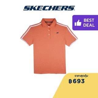 Skechers สเก็ตเชอร์ส เสื้อโปโลผู้หญิง Women Polo  Apparel - SP22Q4W377-CORA