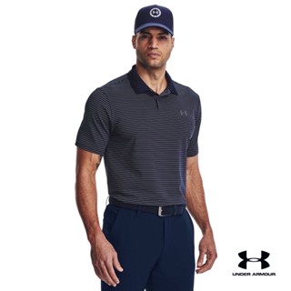 Under Armour UA Mens Performance 3.0 Stripe Polo อันเดอร์ อาร์เมอร์ เสื้อออกกำลังกาย สำหรับผู้ชาย