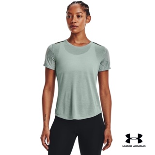 Under Armour UA Womens Streaker SnowCloud Short Sleeve อันเดอร์ อาร์เมอร์ เสื้อออกกำลังกายสำหรับผู้หญิง