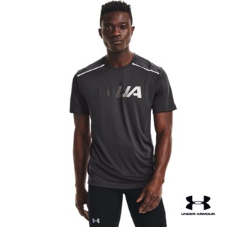 Under Armour Mens UA Run Graphic Print Fill Short Sleeve