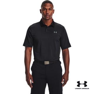 Under Armour UA Mens Performance Stripe Polo อันเดอร์ อาเมอร์ เสื้อกอล์ฟ สำหรับผู้ชาย รุ่น Performance Stripe