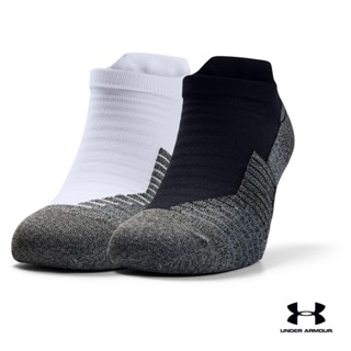 Under Armour UA Run No Show Tab – 2-Pack Socks อันเดอร์ อาเมอร์ ถุงเท้าวิ่ง รุ่น No Show