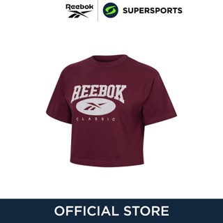 REEBOK Classics Archive Essentials Big Logo Crop เสื้อยืดผู้หญิง