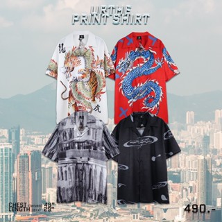 Urthe - เสื้อเชิ้ต รุ่น URTHE PRINT SHIRT