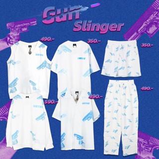 Urthe - ชุดเซ็ทเสื้อยืด พิมพ์ลายทั้งตัว  รุ่น GUN SLINGER SET