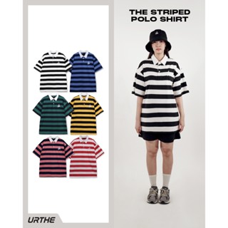 ราคาUrthe - เสื้อคอปก รุ่น THE STRIPED POLO