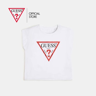 GUESS KIDS เสื้อยืดเด็กผู้หญิง รุ่น J81I15J1311 สีขาว