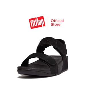 FITFLOP LULU SHIMMERLUX SANDALS รองเท้าแตะแบบรัดส้นผู้หญิง รุ่น GA2-090 สี ALL BLACK