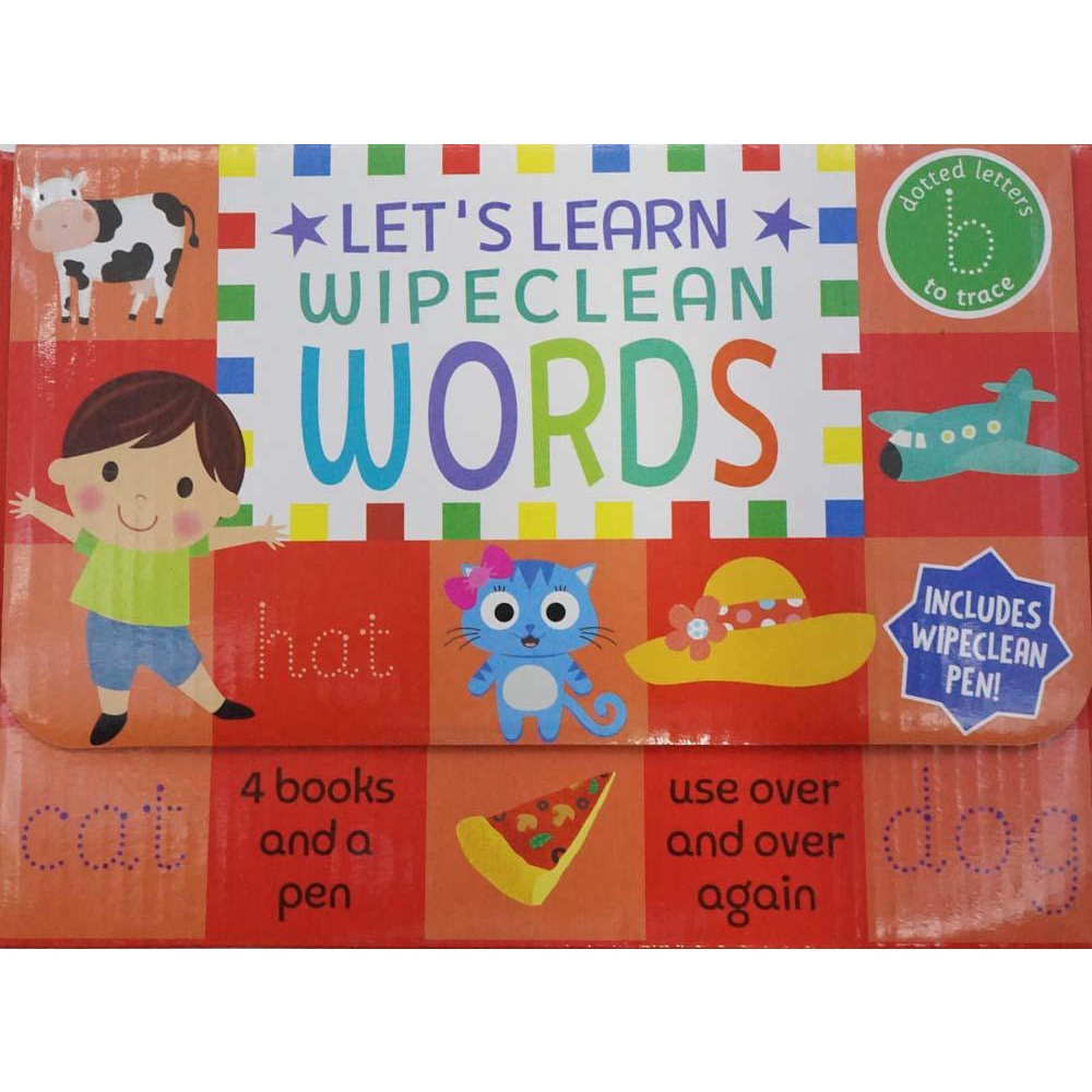 หนังสือต่างประเทศ BBW หนังสือ Let's Learn Wipe Clean Words ISBN: 9781849993692
