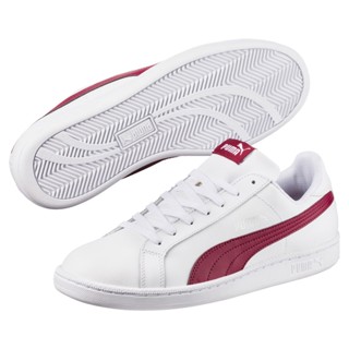 PUMA SPORT CLASSICS - รองเท้ากีฬา Smash Leather สีขาว - FTW - 35672223