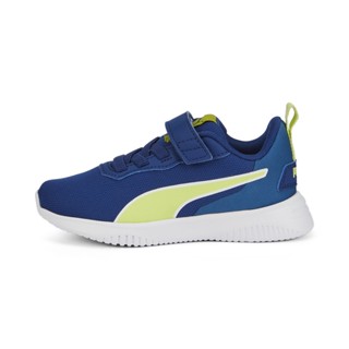 PUMA KIDS - รองเท้าออกกำลังเด็ก Flyer Flex Block AC สีฟ้า - FTW - 38382005