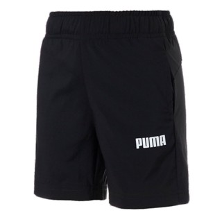 PUMA KIDS - กางเกงขาสั้นผ้าทอเด็กโต 5 นิ้ว Essential สีดำ - APP - 84762401