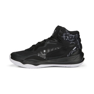 PUMA BASKETBALL - รองเท้าบาสเก็ตบอล Playmaker Pro Mid Courtside สีดำ - FTW - 37832601